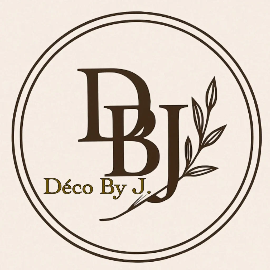 Logo Déco by J — Jessica Droogmans