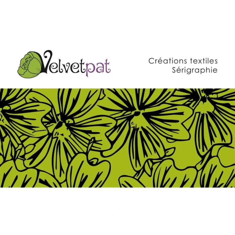 Velvetpat — logo et motifs textiles de Patricia Di Moro