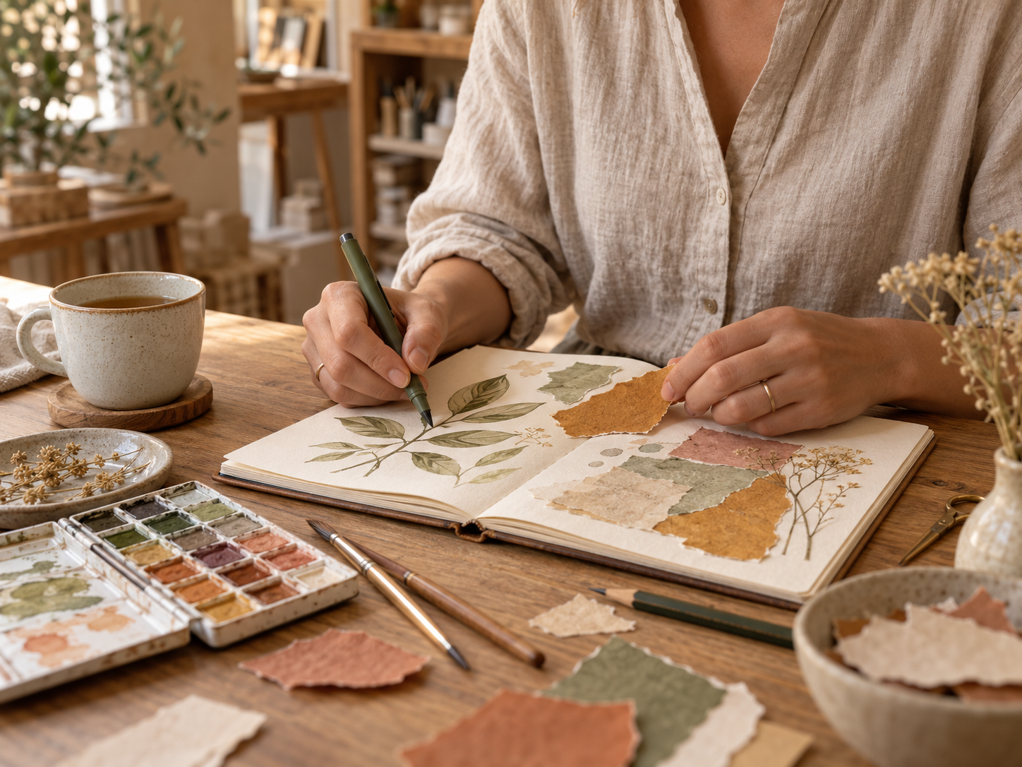 Photo d’ambiance illustrative — L’espace atelier